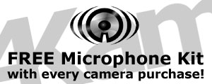 Free Microphone Kit for in car camera!