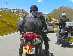 Standard Motorcycle Camera view