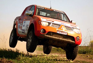 In Car Camera in Rally Dakar