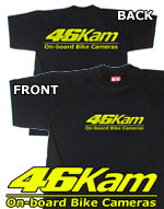 46Kam Motorcycle Camera Official T Shirt