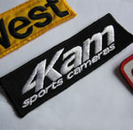 4Kam Sport Cameras sew on badge /race suit patch