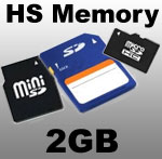 Mini DVR HS Memory Card - 2GB