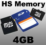 Mini DVR HS Memory Card - 4GB