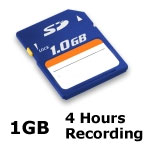 On board Camera - Solid State Memory - 1GB SD