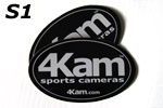 Helmet Camera, Onboard Cam Vinyl Stickers