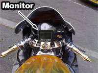 Wireless Bike Camera Monitor - rear view cam