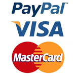 Buy with Paypal, Visa and Mastercard