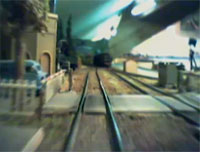 Wireless Micro Camera on Model Railway