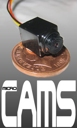 Micro miniature video cameras for mystery shopping