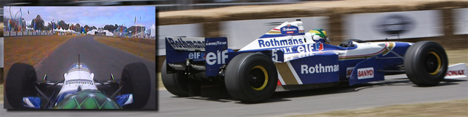 Damon Hill Williams FW16 Goodwood FOS 2010 Onboard Camera