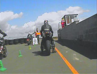 Track day onboard bike camera