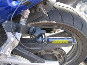 Motorcycle camera clamp 