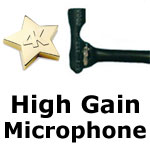 Helmet Camera Microphone Kit - High Gain