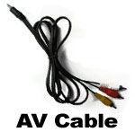 Onboard Helmet Camera and Bike Cam - DVR AV cable