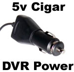 Onboard Camera DVR Power Supply - 12v Cigar Adapter