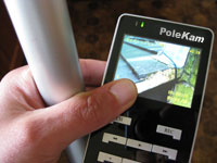 wireless monitor for loft inspection pole camera